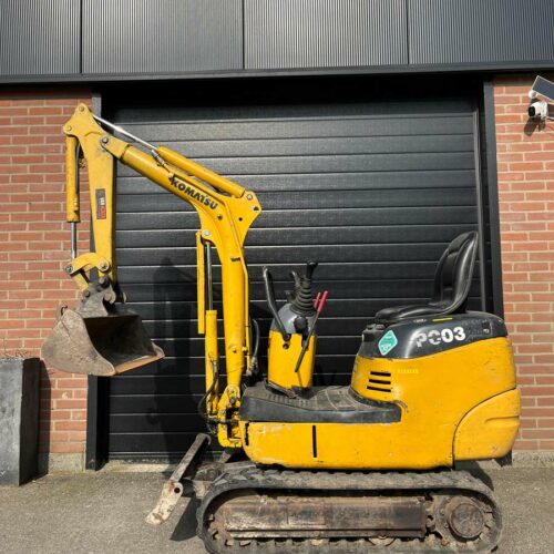 800kg minigraver met bak