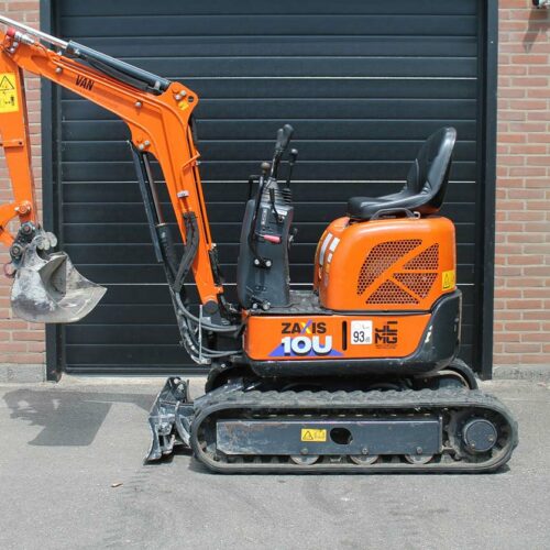 1 tons minigraver met bak