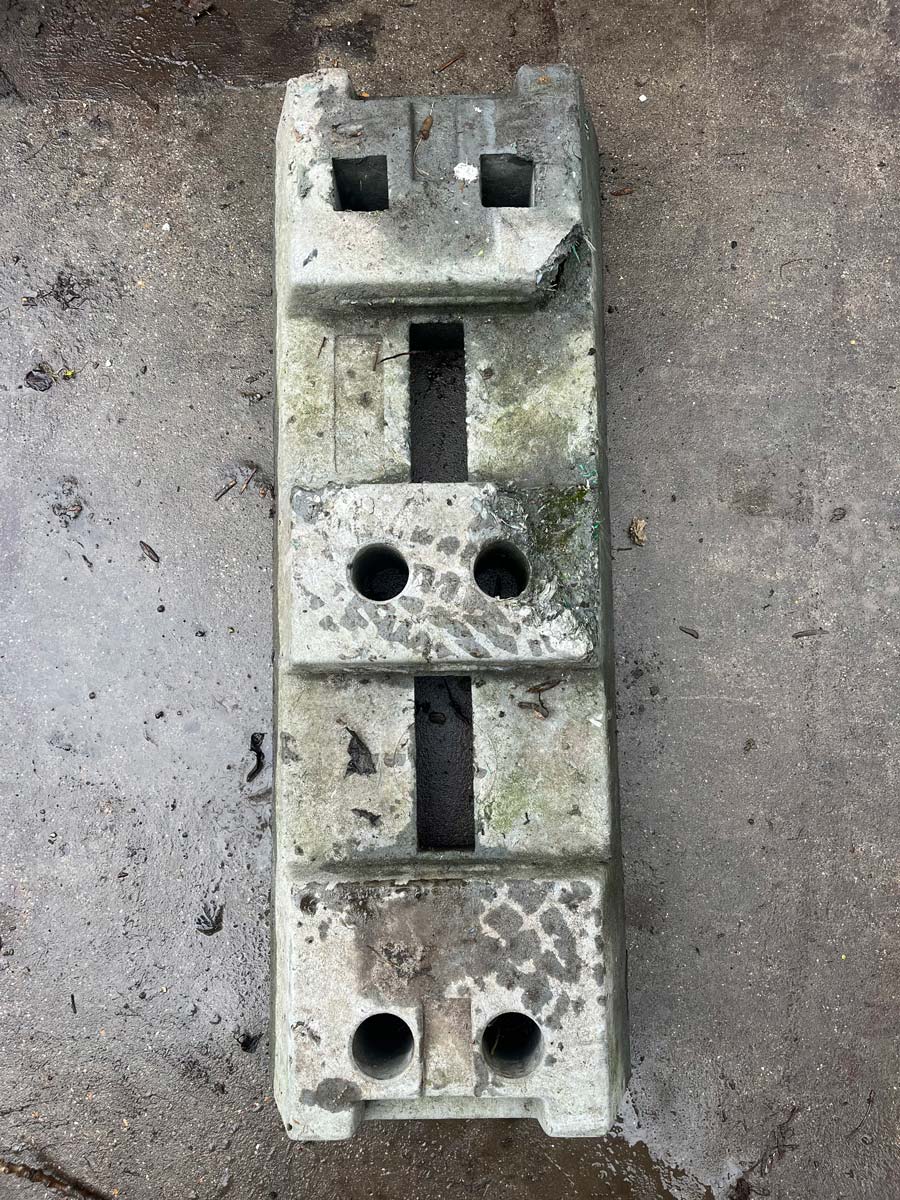 Bouwhek incl betonvoet - Afbeelding 2