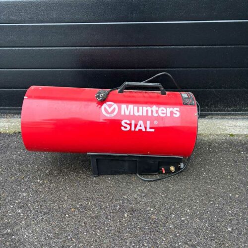 Gas bouwheater met ventilator