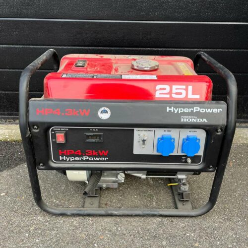 Aggregaat / Generator 4,3 kva (Honda)