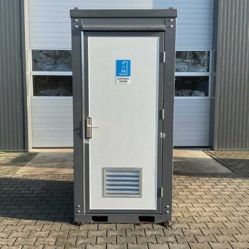 Douchecabine op boiler