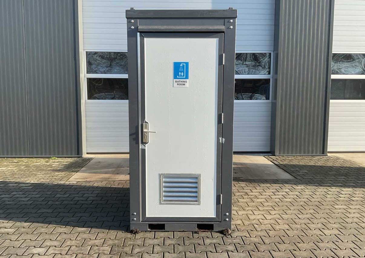 Douchecabine op boiler